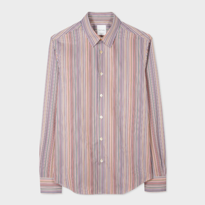 Paul Smith Slim Fit Shirt In Multicolour