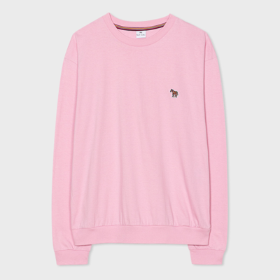 Paul Smith Womens Long Slv Zebra T-shirt In Pinks