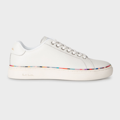 Paul Smith Womens Shoe Lapin White Swirl Rand In Whites