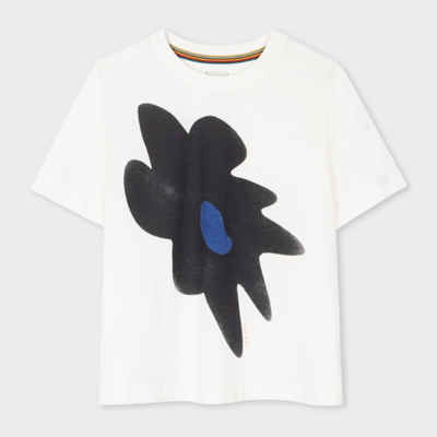 Paul Smith Big Flower-pattern Cotton T-shirt In Multi-colored