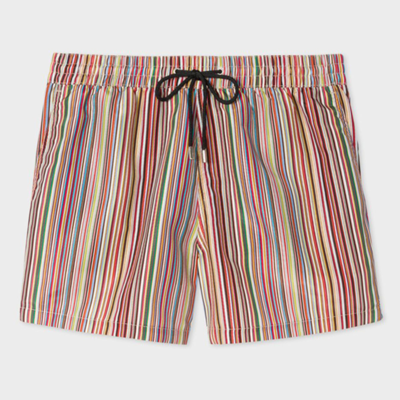 PAUL SMITH 'SIGNATURE STRIPE' SWIM SHORTS MULTICOLOUR