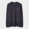 Ps By Paul Smith Ps Paul Smith Mens Reg Fit Ls Tshirt Zebra In Dark Navy