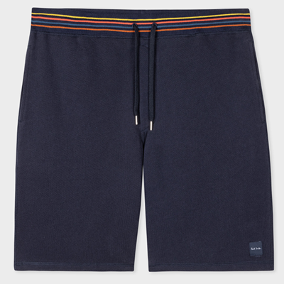 Paul Smith Men Short Artist Rib In Inky Blue