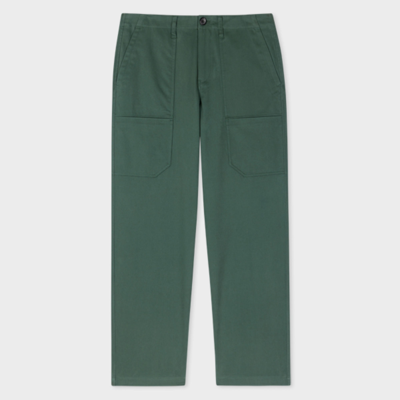 Ps By Paul Smith Ps Paul Smith Mens Loose Fit Tapered Chino In Green