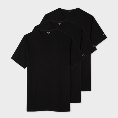 Paul Smith Men T Shirt 3 Pack In Blacks