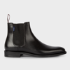 PS BY PAUL SMITH BLACK LEATHER 'CEDRIC' BOOTS