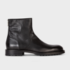 Ps By Paul Smith Zip-up Leather Boots In Blacks