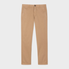 Ps By Paul Smith Tan Slim-fit Stretch Cotton Chinos Brown In Tan