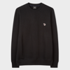 Paul Smith Ps  Mens Reg Fit Sweatshirt Zebra In Black