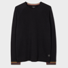 Paul Smith Men Top Ls Artist Rib In Blacks