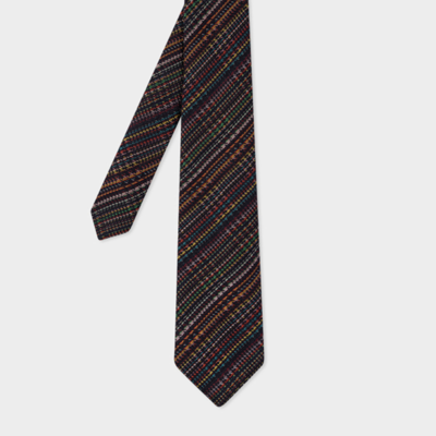 Paul Smith Men Tie Sigtr Hndstooth In Multicolour