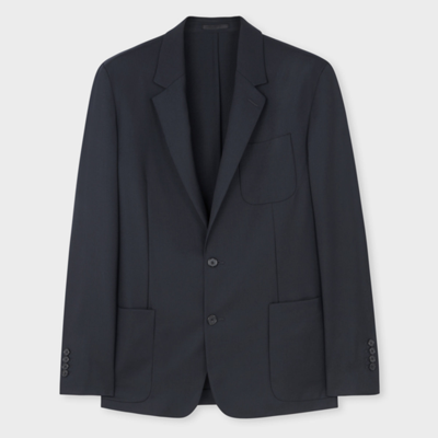 Paul Smith Gents 2 Btn Patch Pocket Jacket In Blues