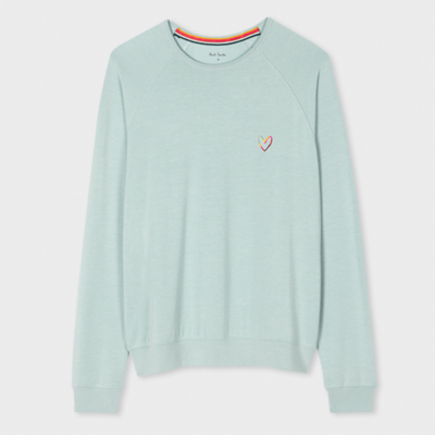 Paul Smith Swirl Heart Sweatshirt In Blue W1a-795-mu824 42