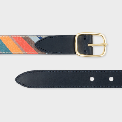 Paul Smith Women Belt Swirl In Navy