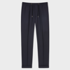 Paul Smith Gents Drawcord Trousers In Navy