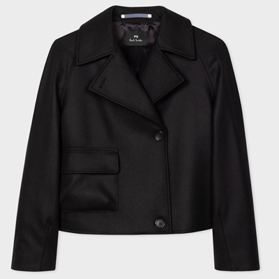 Ps By Paul Smith Ps Paul Smith Womens Coat In Black