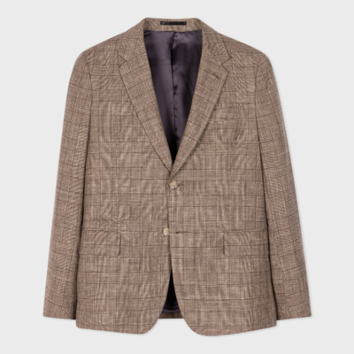 Paul Smith Mens 2 Button Jacket In Brown