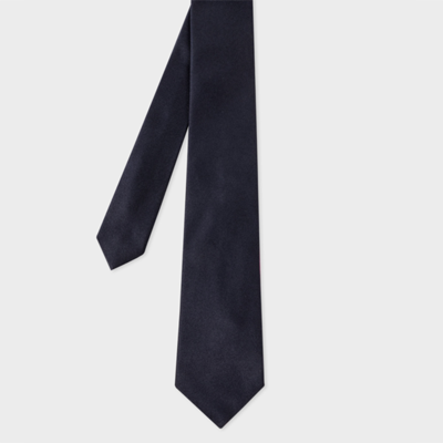 Paul Smith Men Tie Plain Silk In Blues