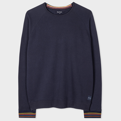 Paul Smith Men Top Ls Artist Rib In Blues