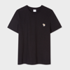 Ps By Paul Smith Ps Paul Smith Womens Zebra T-shirt Woman T-shirt Midnight Blue Size S Organic Cotton In Blacks