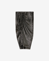 Isabel Marant Étoile Dolene Rhinestone Miniskirt In Silver