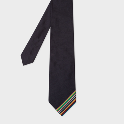 Paul Smith Men Tie Placement Stripe In Blues