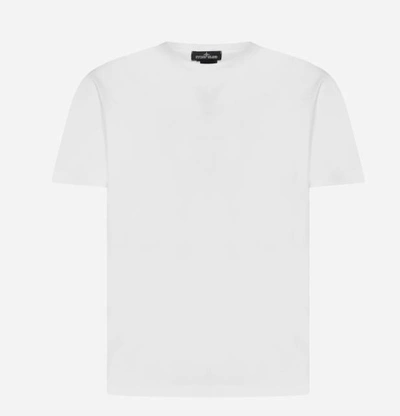 Stone Island Shadow Project Cotton T-shirt In Natural White