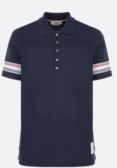 Thom Browne T-shirts And Polos Blue