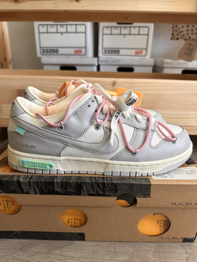 Pre-owned Nike X Off White Off-white + Nike Dunk “dear Summer” Lot 9 Shoes