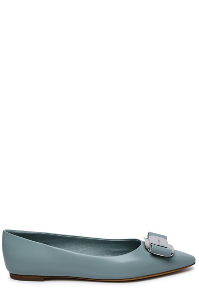 Ferragamo Salvatore  New Vara Bow In Green