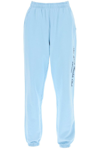 SPORTY AND RICH SPORTY & RICH LOGO PRINTED STRAIGHT LEG PANTS