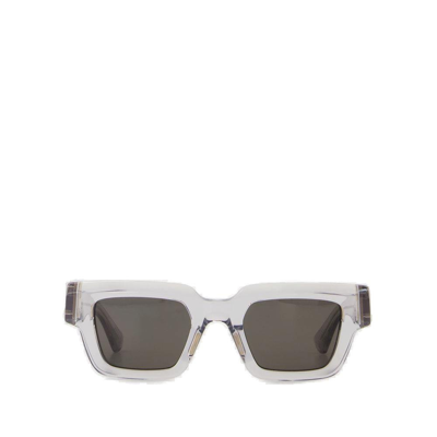 Bottega Veneta Eyewear Rectangular Frame Sunglasses In Grey
