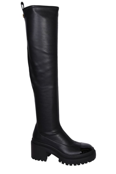 Giuseppe Zanotti Avela Stretch Knee-high Boots In Black