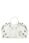 Balenciaga Women's Neo Cagole City Small Handbag In White