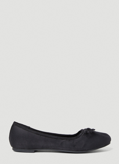 Balenciaga Leopold Ballerina In Black