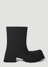Balenciaga Low Heels Ankle Boots In Black Rubber/plasic In Black