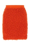 Bottega Veneta Red Wool Blend Skirt In Red