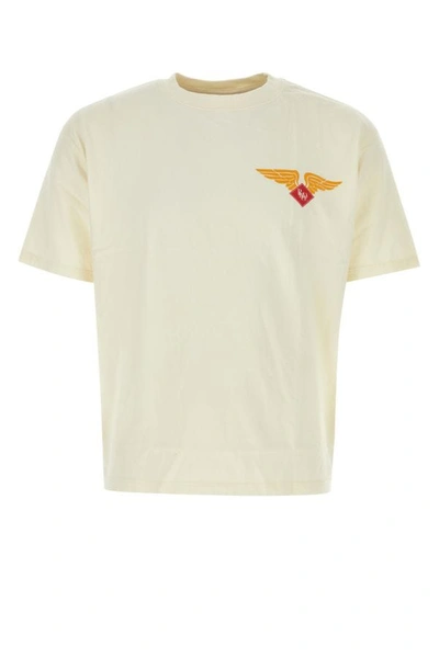 Rhude Logo-print Cotton T-shirt In White
