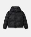 Stella Mccartney Truenature Short Padded Coat In Black