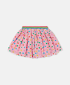 Stella Mccartney Elasticated-waistband Heart-print Tutu Skirt In Pink