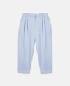 STELLA MCCARTNEY CROPPED PLEATED TROUSERS
