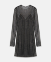 Stella Mccartney Guipere Lace Slip Dress In Black