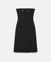 Stella Mccartney Moulded Bustier Dress In Black