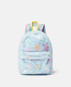 Stella Mccartney Kids' Star Print Fluffy Backpack In Blue