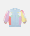 Stella Mccartney Kids' Rainbow Unicorn Cardigan In Blue