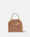 Stella Mccartney Falabella Tiny Tote Bag In Brown