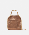 Stella Mccartney Falabella Mini Tote Bag In Bronze