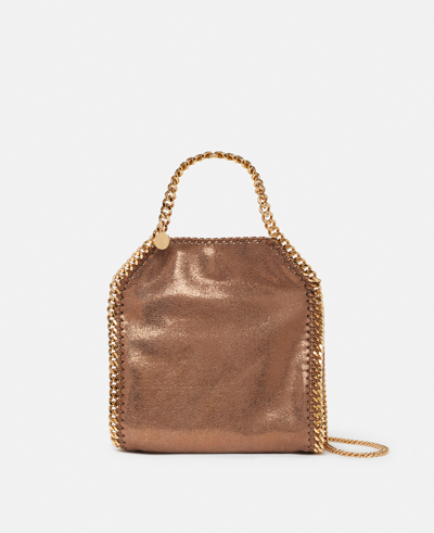 Stella Mccartney Falabella Mini Tote Bag In 金色