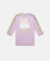 Stella Mccartney Kids' Fringed Unicorn Cloud Sweatshirt In Lilac