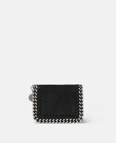 Stella Mccartney Falabella Tri-fold Wallet In Black